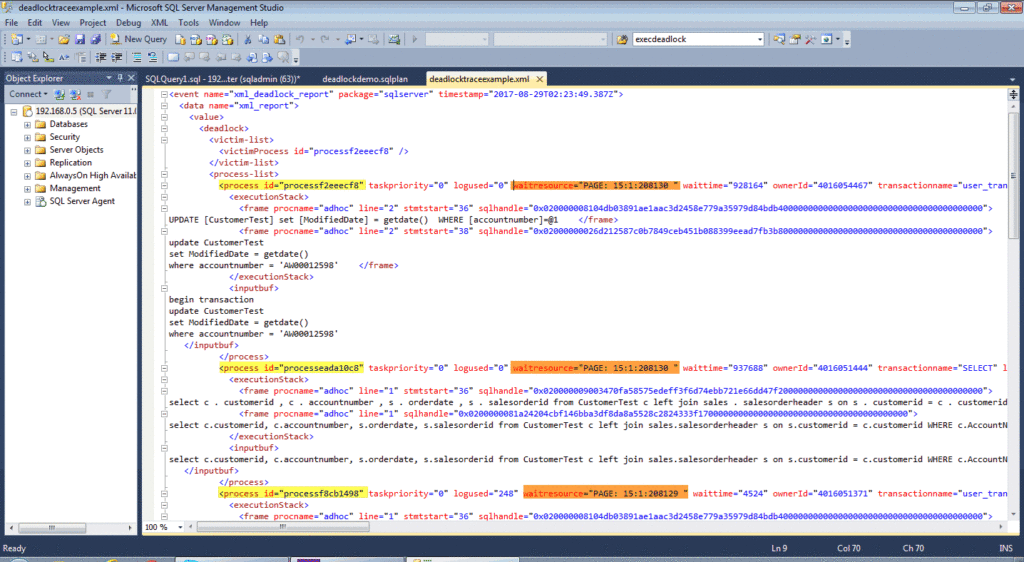 How To Trace Deadlock In Sql Server